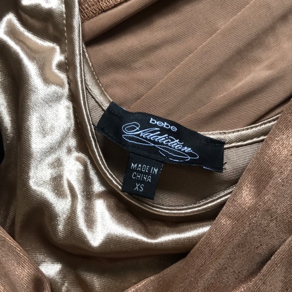 Bebe Rose gold party dress - Picture 3 of 3